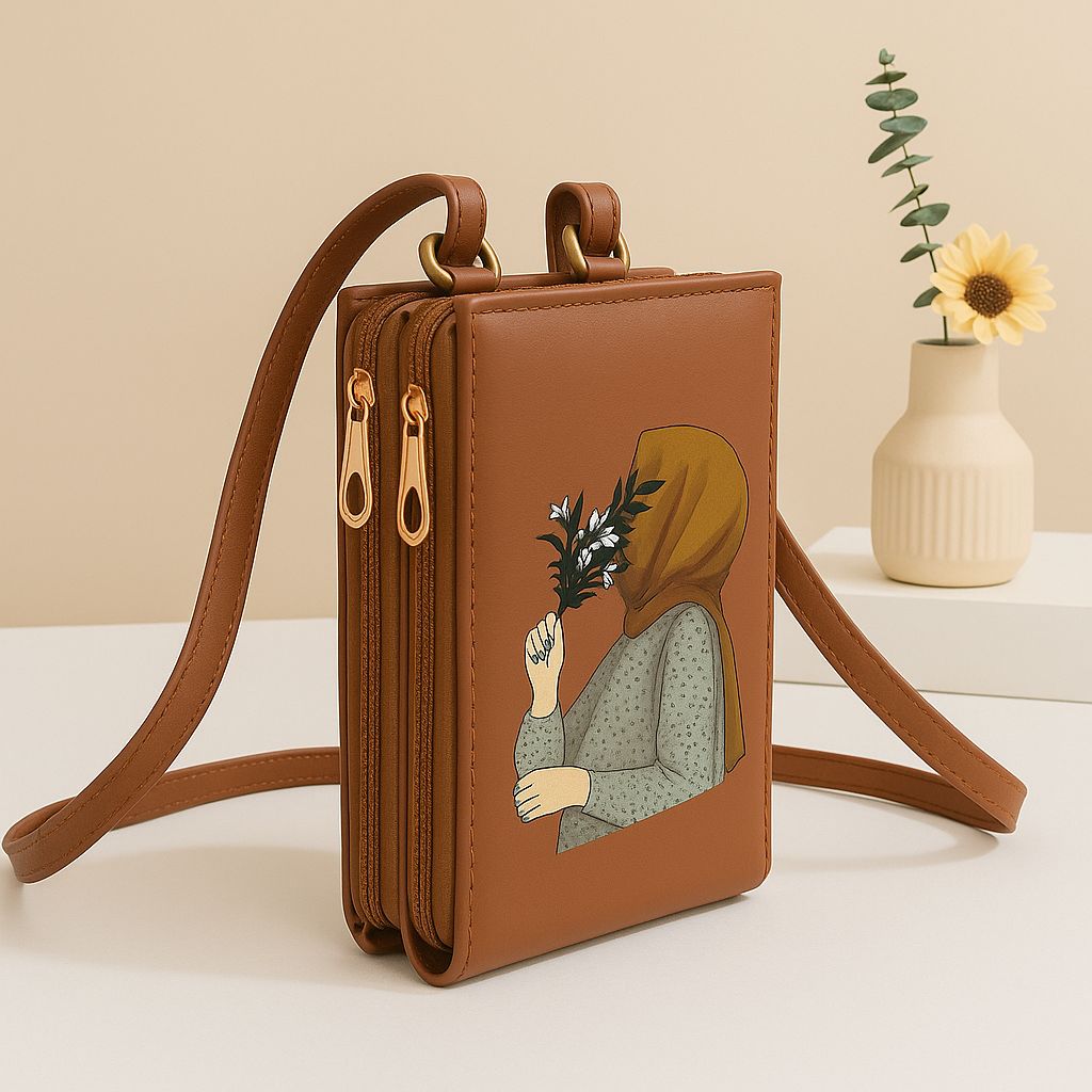 3 Zipper Luxury Cross Body For Women's